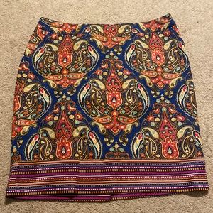 Pencil Skirt with Pockets and Slit